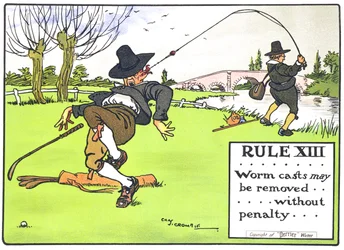 Rule XIII: Worm casts may be removed...without penalty..., from 